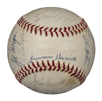 1970 National League All-Star Team Signed Official National League Baseball With 32 Signatures Including Clemente (PSA/DNA)
